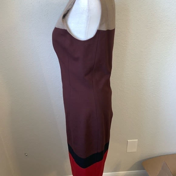 Akris Punto Color Block Sleeveless Dress Size 6 - Picture 3 of 11